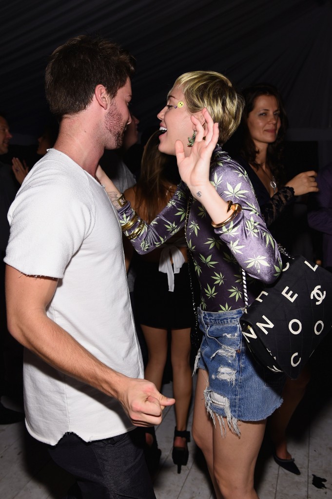 Miley-Cyrus-and-Patrick-Schwarzenegger-in-Miami-Art-Basel-2014