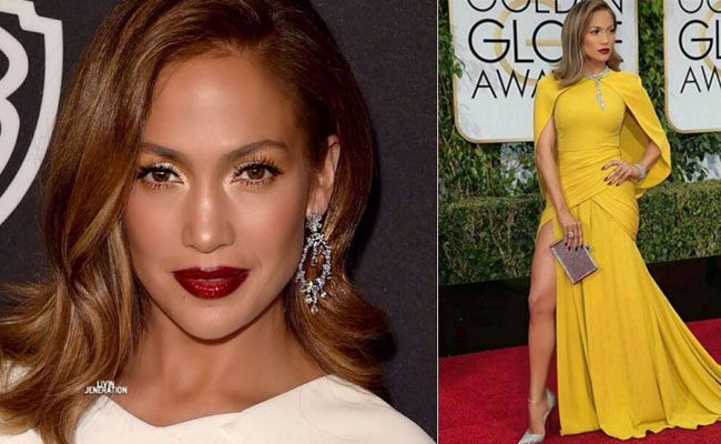 Get The Look J Lo At Golden Globes